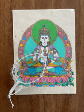 Retrato de Buddha con mala de pulsera