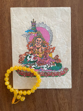 Retrato de Buddha con mala de pulsera
