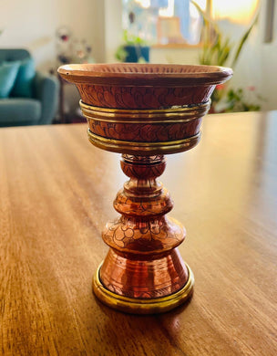Lámpara de cobre