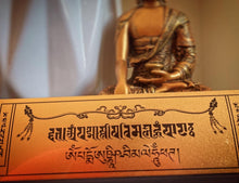 Etiqueta de protección de casa budistas