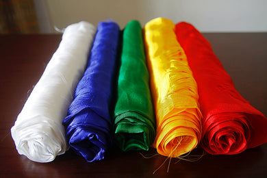Katas Tibetanas de colores 1 Pieza