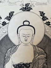 Imagen de Buddha Shakyamuni en papel nepalí