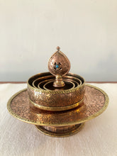 Mandala cobre con plato